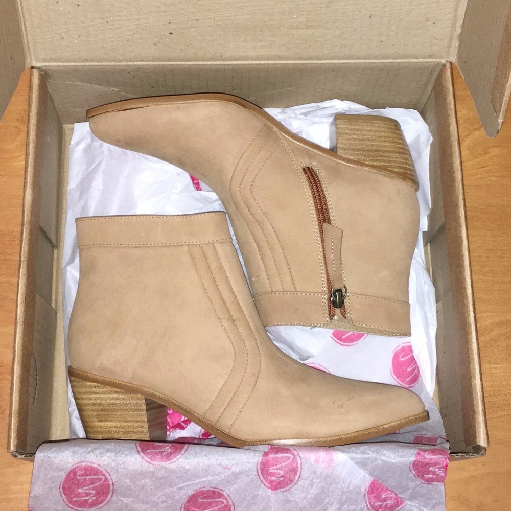Matisse CECE Tan Leather Ankle Boots