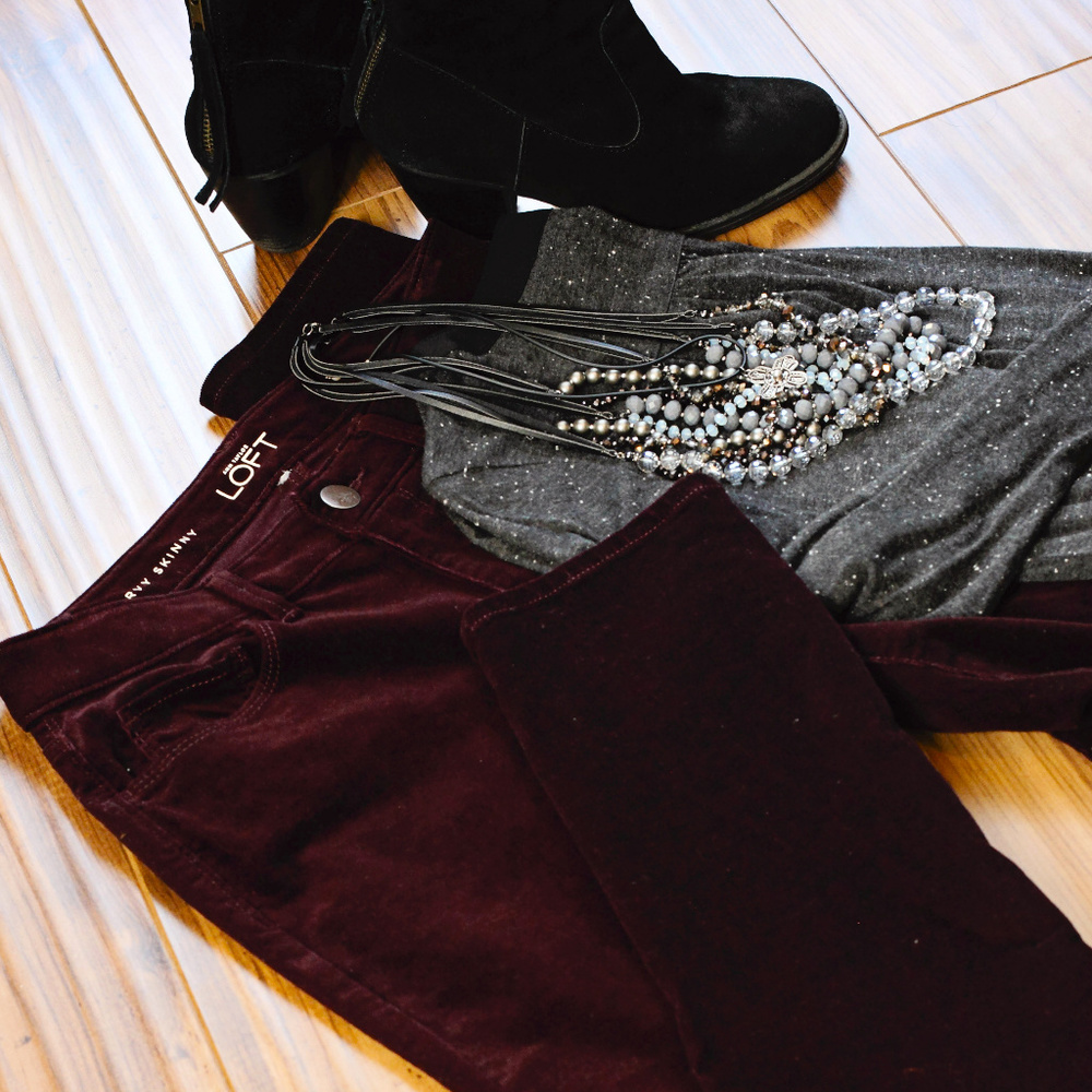 LOFT corduroy skinny  sz.0/25
