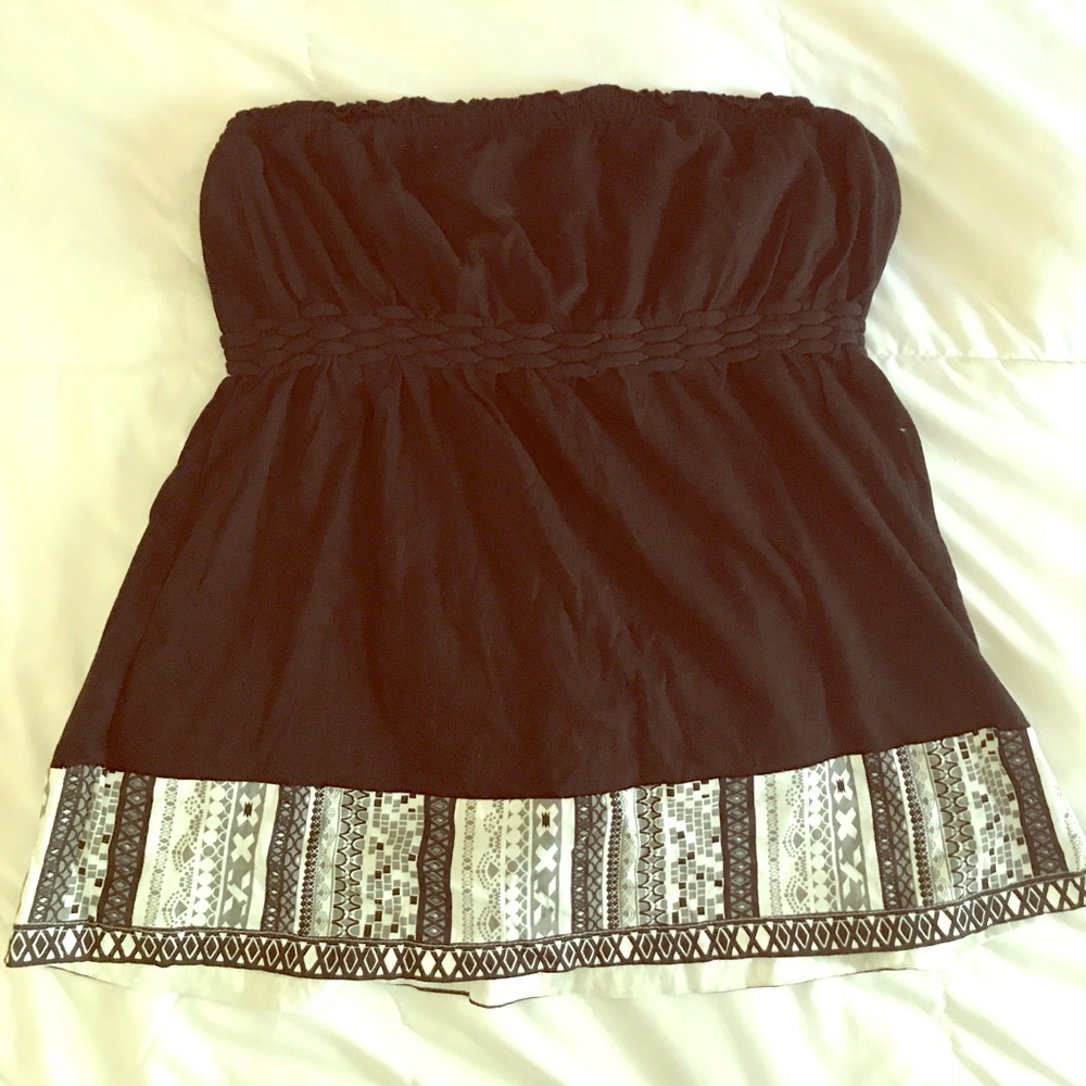 Hurley Black and White Halter or Tube Top!