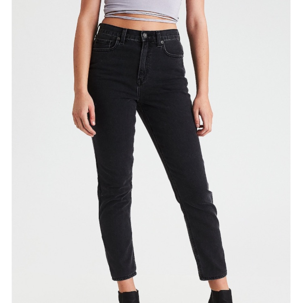 American Eagle Black High Waisted Jeans