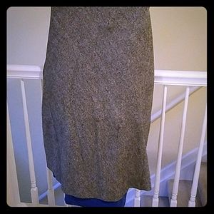 Wool skirt with lining
