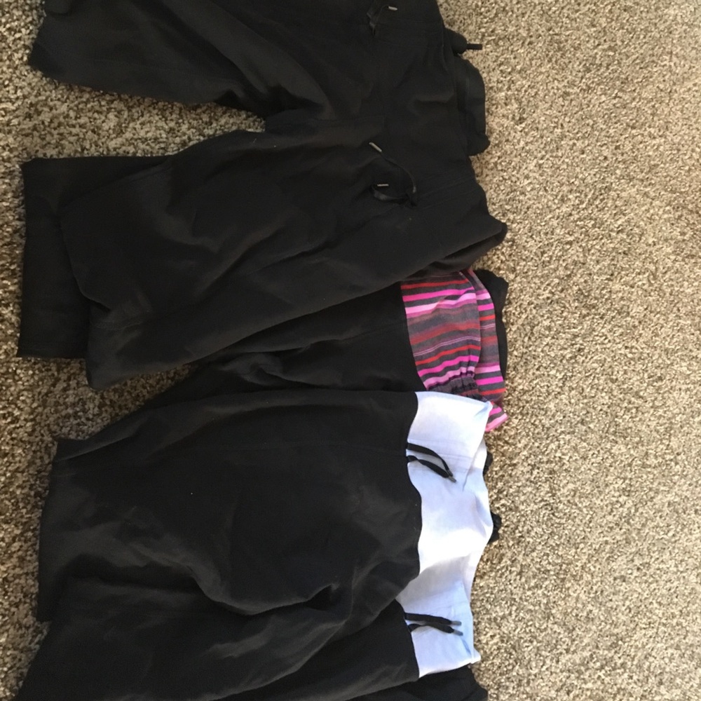 3 pairs of Athleta workout pants