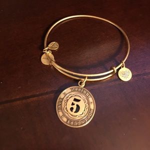 Alex & Ani charm number 5 bracelet