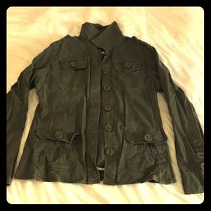 Cabi Army Green Button Up Jacket!