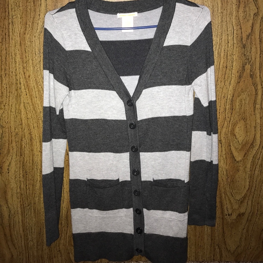 Striped cardigan