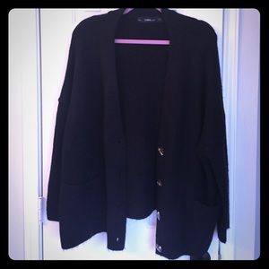 NWOT Zara Oversized Knit Cardigan