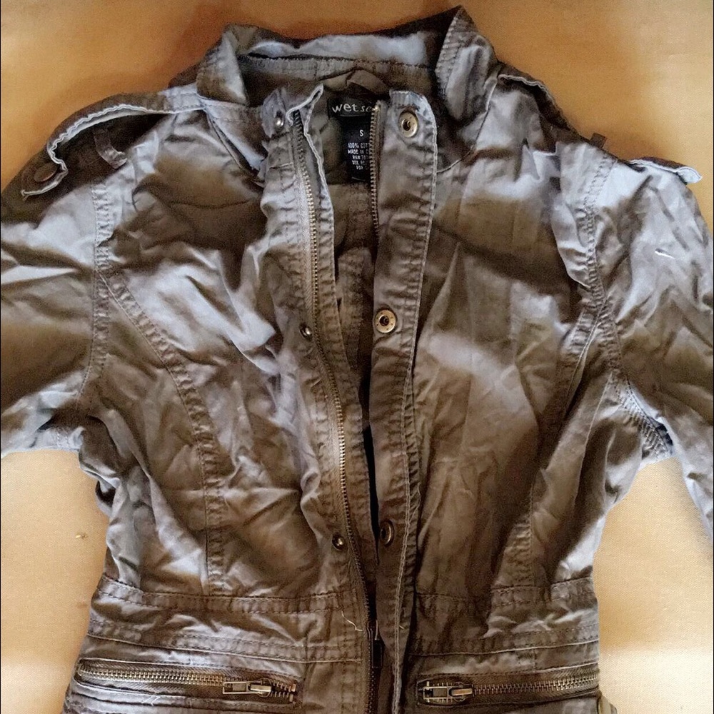 Wet seal Army green jacket