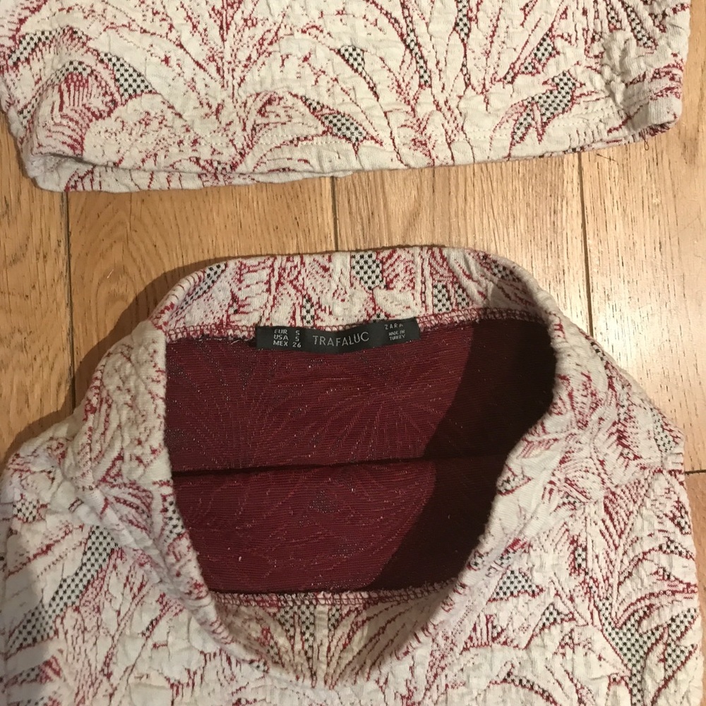 Zara 2 piece crop top and skirt - Picture 4 of 7