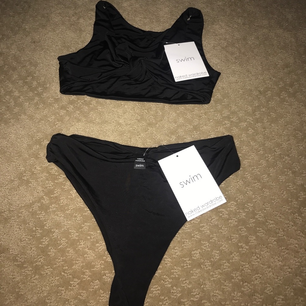 NWT Naked Wardrobe High Waisted Bikini