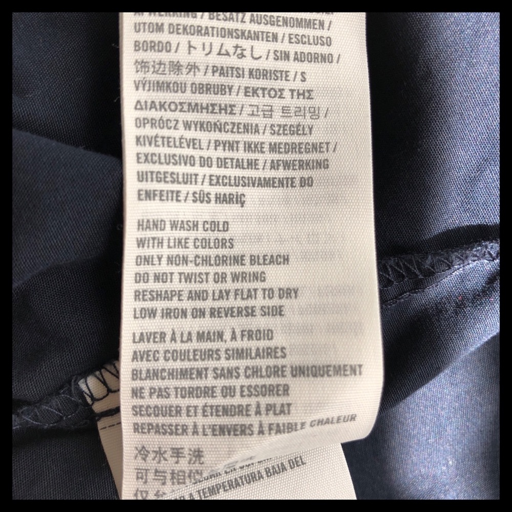 Abercrombie Navy Lace Strapless Top - Picture 4 of 4