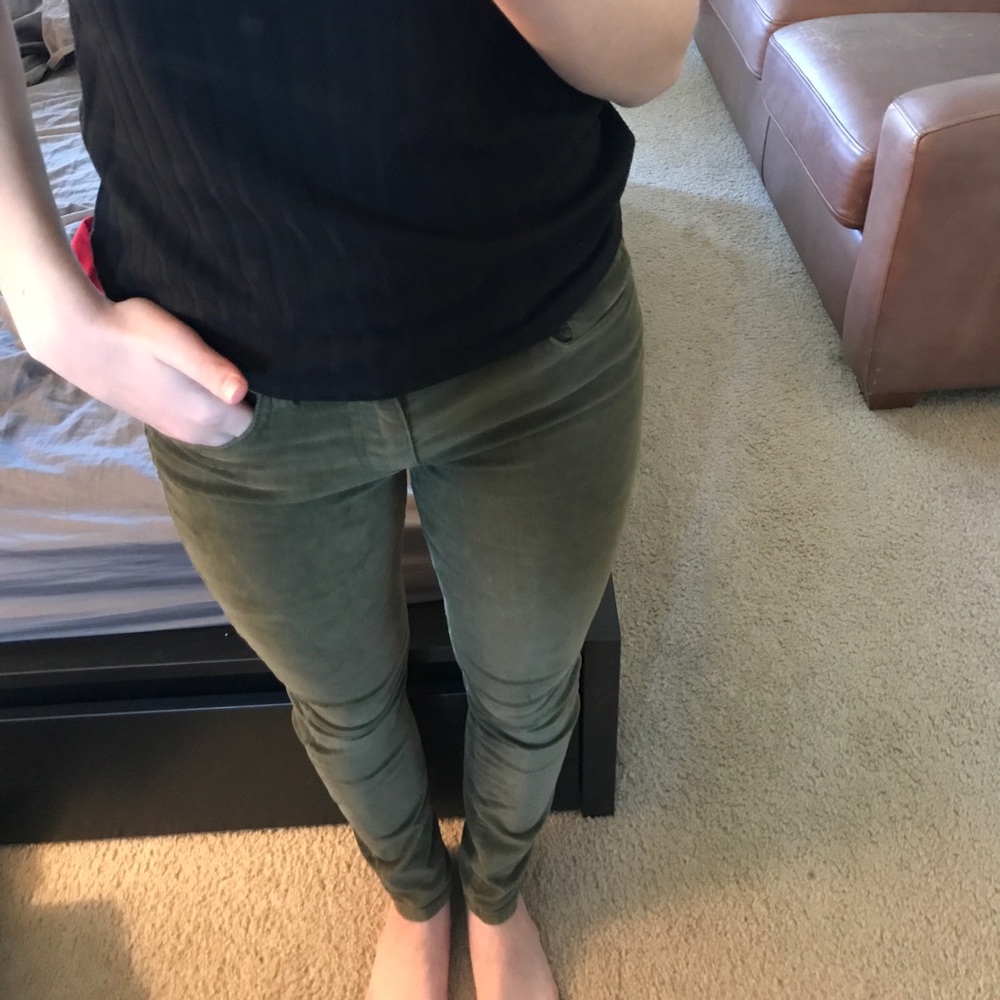 Joe's Green Corduroy Pants