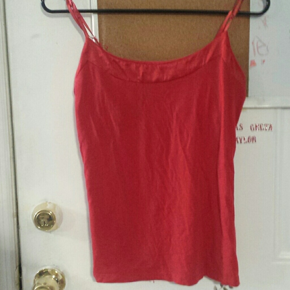 Red tank top