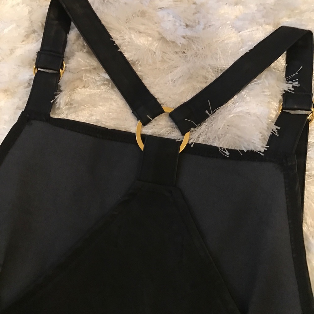 LF Pleather Overalls - Picture 9 of 10