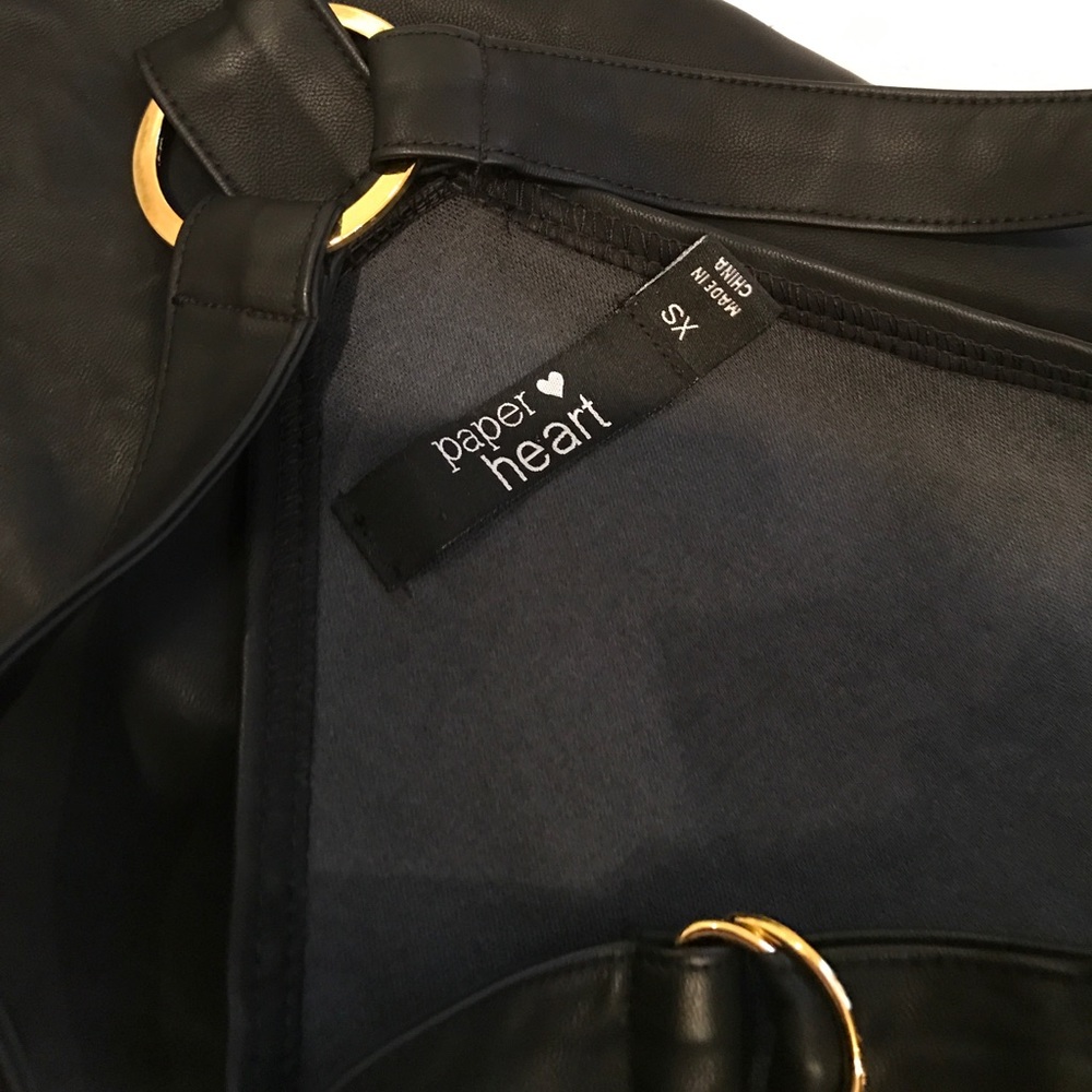 LF Pleather Overalls - Picture 10 of 10