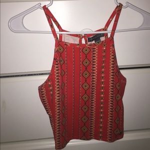 Kendall & Kylie Aztec print tank