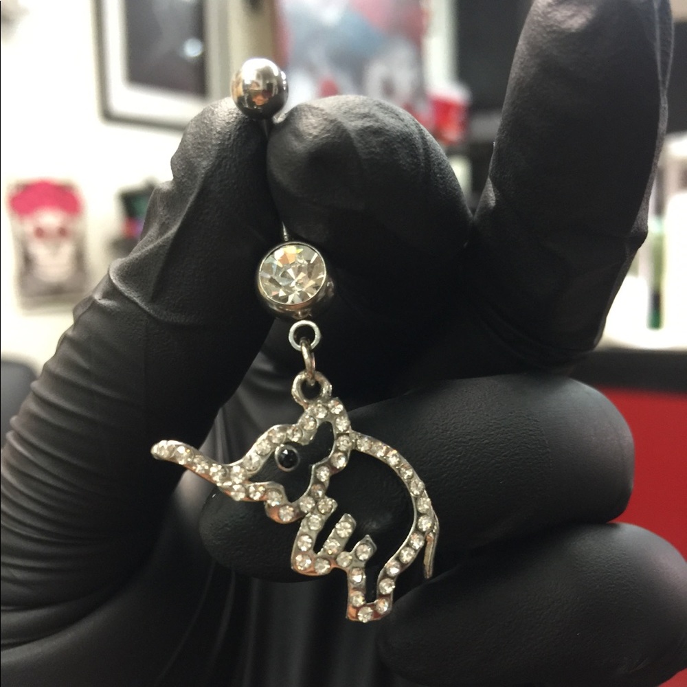 Elephant 🐘 belly button ring Body Jewelry