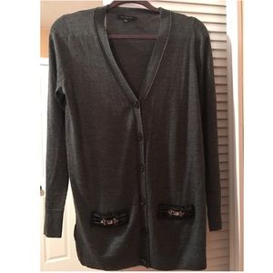 Ann Taylor Gray Cardigan