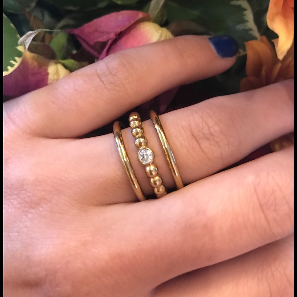 Gold Michael Kors ring