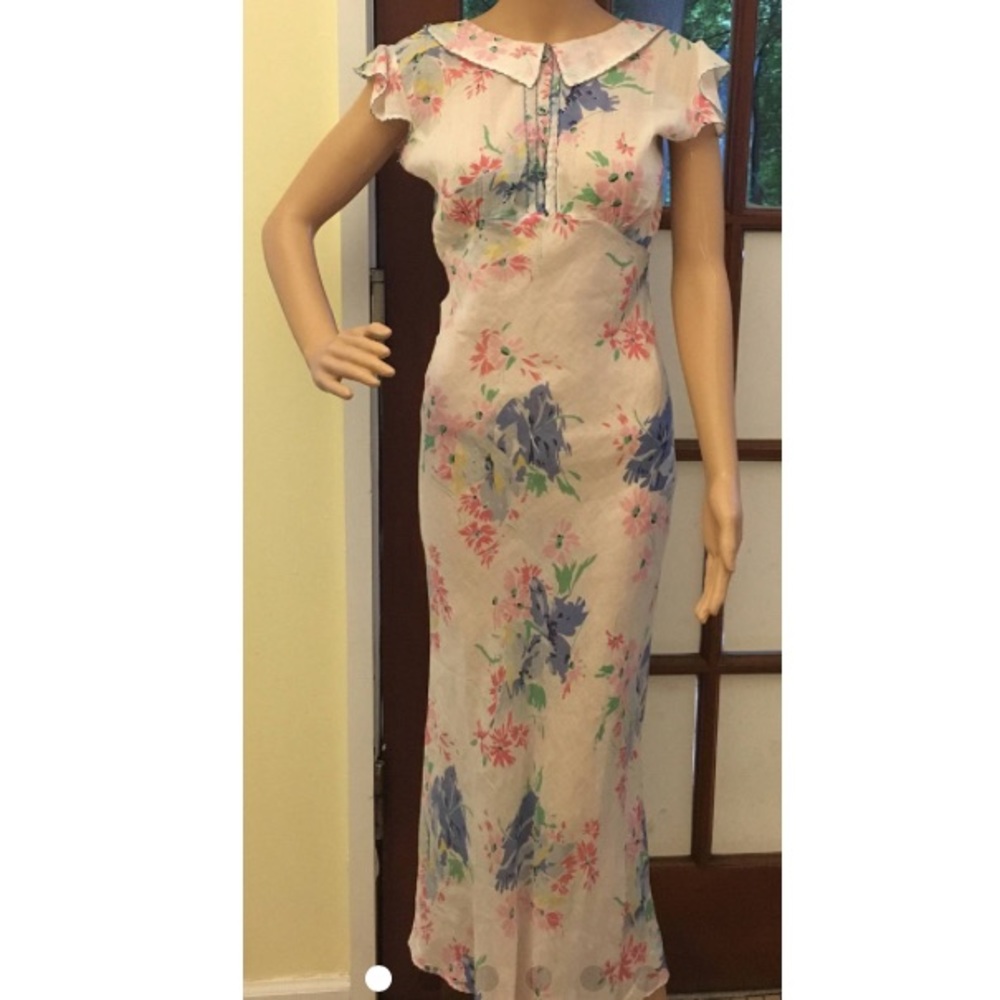 1930s Garden Party Dress