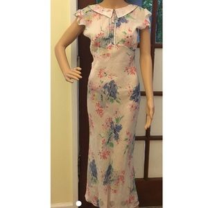 1930s Garden Party Dress