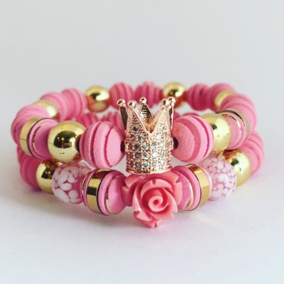 QUEEN | Princess Queen Rose Beaded Bracelet - Picture 3 of 8