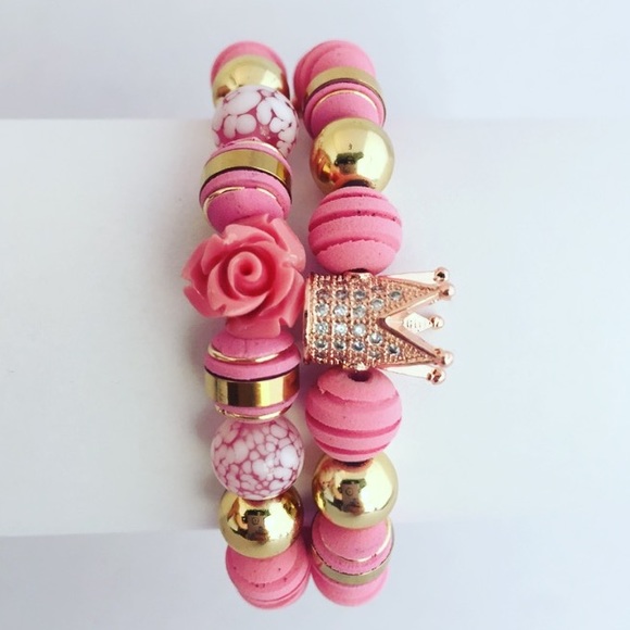 QUEEN | Princess Queen Rose Beaded Bracelet - Picture 4 of 8