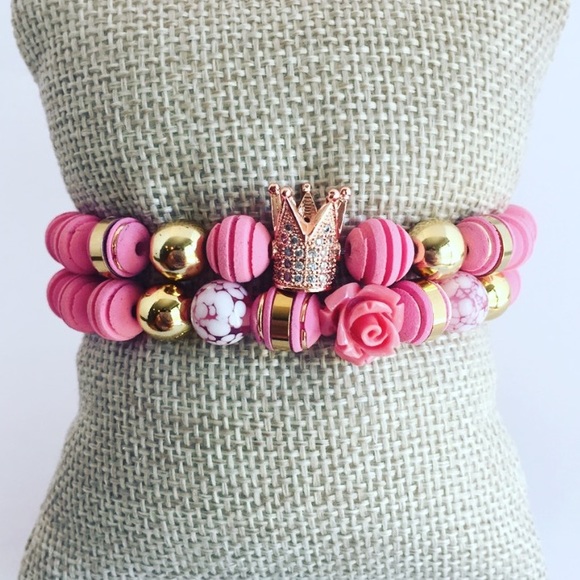 QUEEN | Princess Queen Rose Beaded Bracelet - Picture 5 of 8