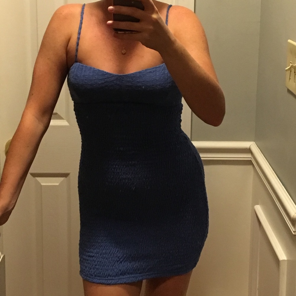 Blue Bodycon Dress