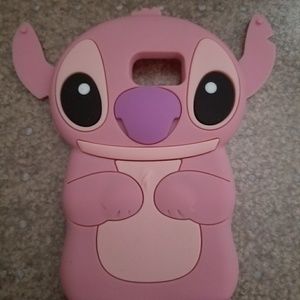 Lilo and Stitch Pink Samsung Galaxy phone case