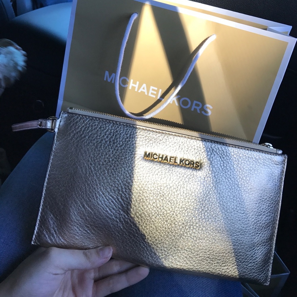 Gold MK wristlet 💛