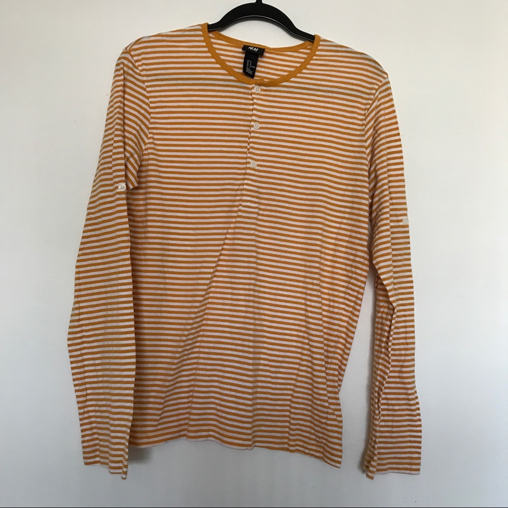 H&M Striped Long Sleeve Tshirt