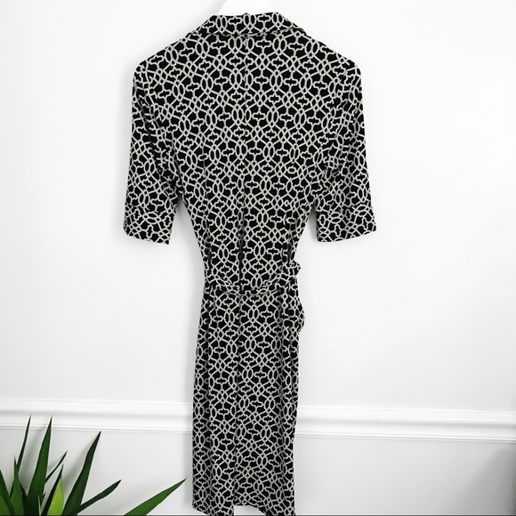 Laundry by Shelli Segal Geometric Shirt Dress - Picture 4 of 5