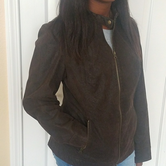 Jackets & Blazers - Suede Moto Jacket