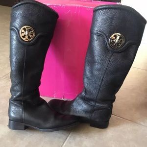 Tory Burch Leather Boots size 6.5