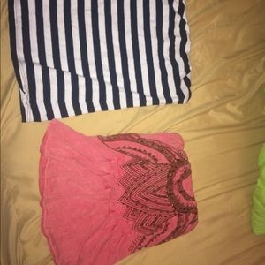 2 strapless blouses