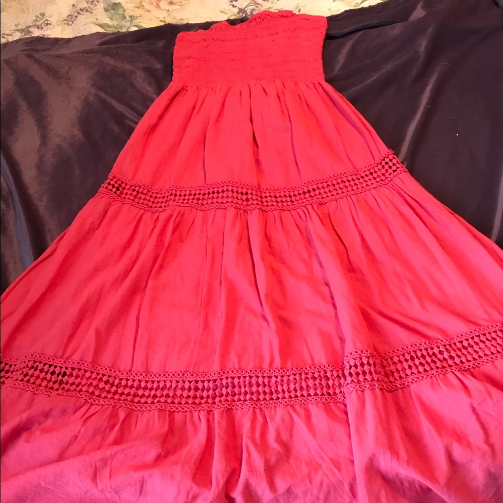 Strapless dress