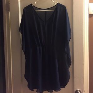 Express navy dress sz M