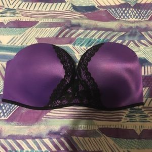 Victoria's Secret strapless bombshell bra.