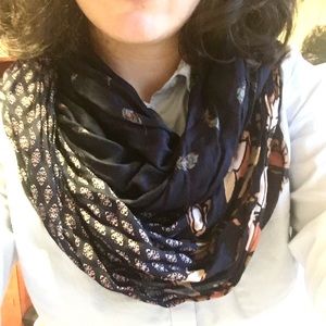LOFT Floral Infinity Scarf