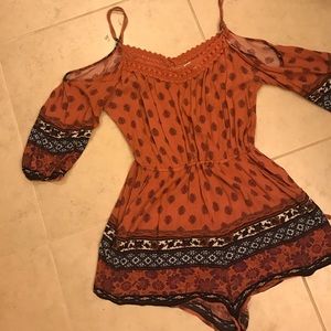 Off the shoulder romper