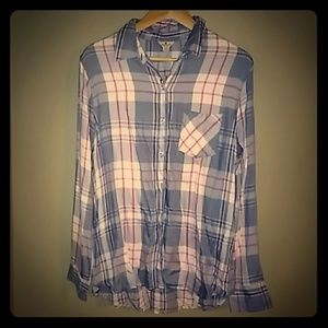 Woolrich Plaid Lightweight Rayon Shirt