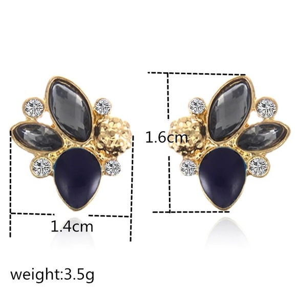 Unique "Abstract Bumble Bee" Earrings 🐝 - Picture 2 of 2