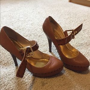Brown Michael Kors heels
