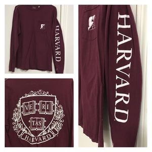 Harvard long sleeve tshirt