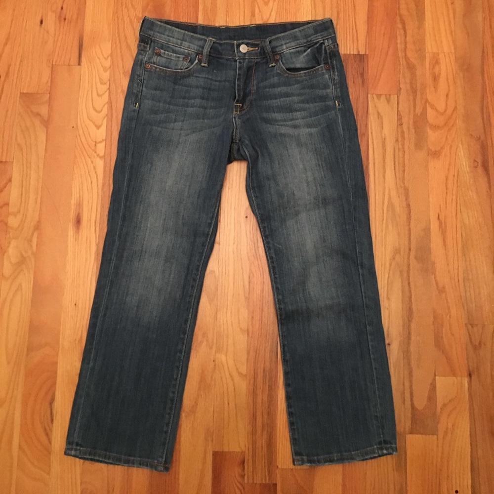 Lucky Brand Size 6 cropped jeans