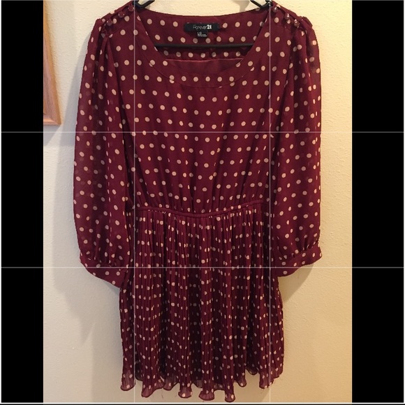 Forever 21 Polka Dot Dress - Picture 1 of 4