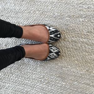 Cynthia Vincent Ikat flats