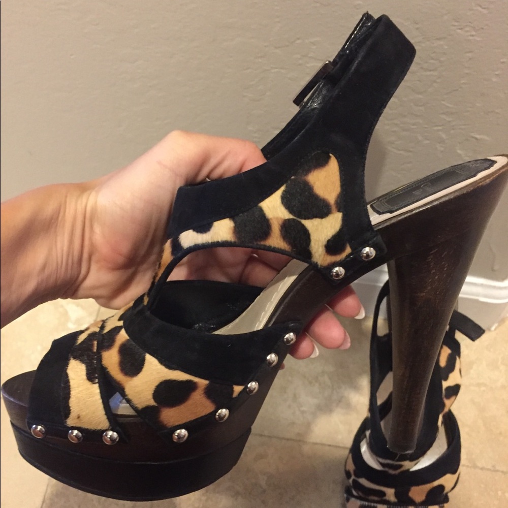 Christian Dior Leopard Heels