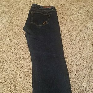 Barely boot express jeans