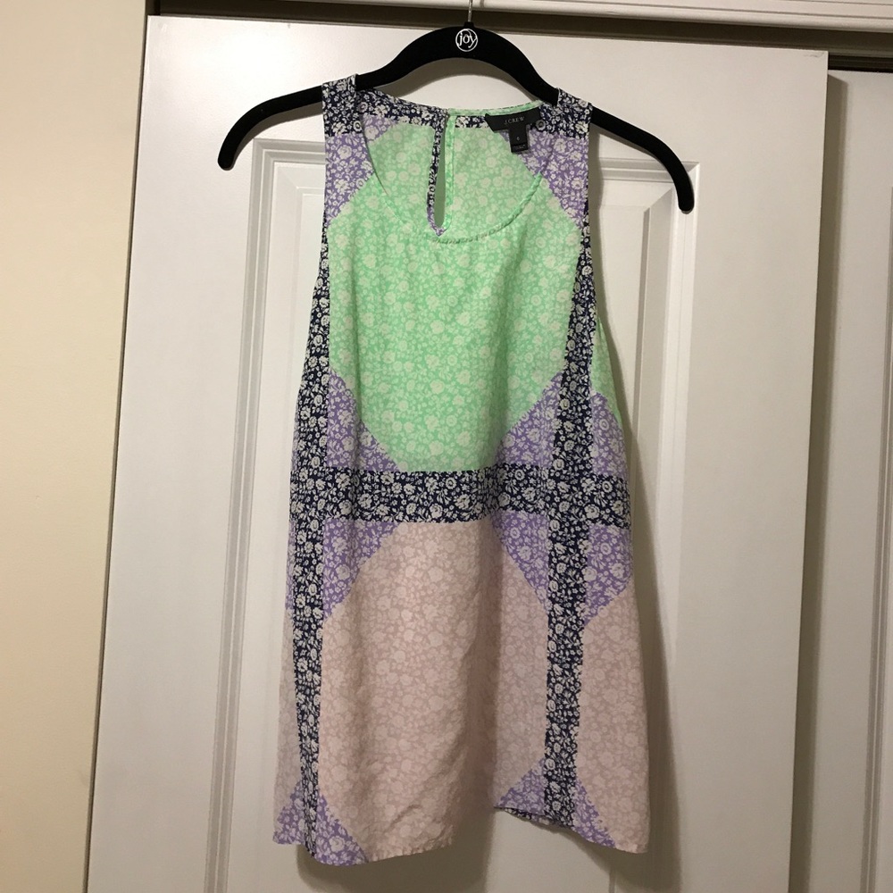 100% silk J. Crew tank top